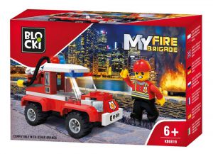 MyFire klocki blocki wóz strażacki