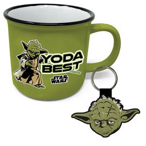 Star Wars kubek brelok Yoda Campfire mug