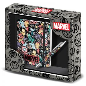 Marvel notes długopis zestaw prezentowy