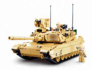 Czołg amerykański Abrams klocki sluban 781el. Model Bricks