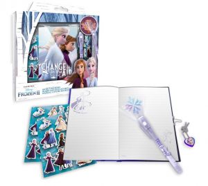 Frozen Kraina Lodu pamiętnik sekretny długopis naklejki