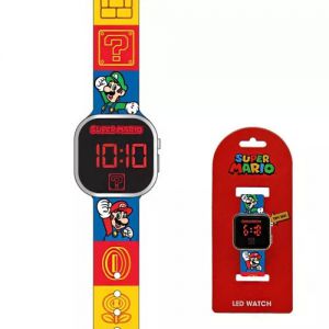 Super Mario zegarek cyfrowy led