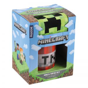 Minecraft kubek i skarpetki Creeper