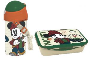 Myszka Mickey bidon i śniadaniówka do mikro