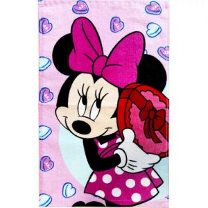 Myszka Minnie ręcznik do rąk przedszkola 30 x 50 cm bawełna