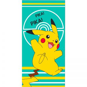 Pokemon ręcznik plażowy mikrofibra Pikachu