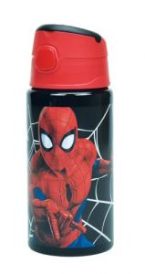 Spiderman bidon aluminiowy ze słomką