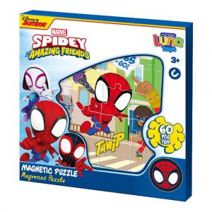 Spiderman puzzle magnetyczne 3 szt Spidey