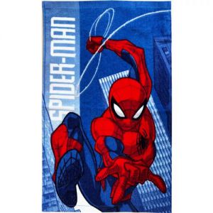 Spiderman ręcznik do rąk przedszkola 30 x 50 cm bawełna