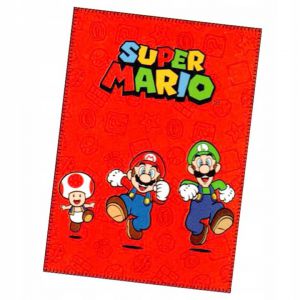 Super Mario koc kocyk blend