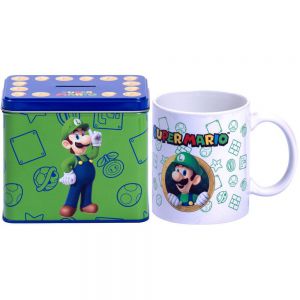 Super Mario kubek i skarbonka Luigi zestaw