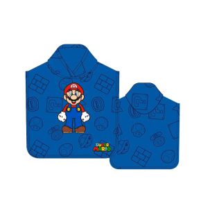 Super Mario ponczo ręcznik z kapturem